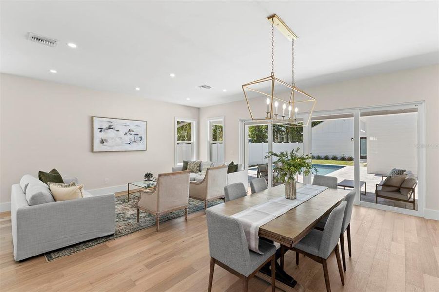 Furnished interior view inside a new home in , St. Petersburg (Image 21).