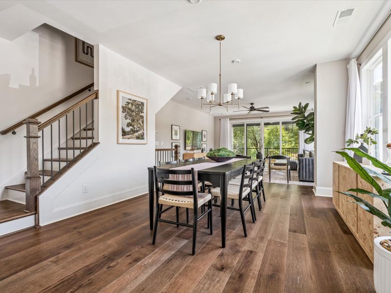 Furnished interior view inside a new home in Old Town Village, Waxhaw (Image 9).