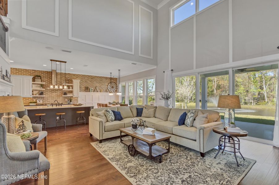 Furnished interior view inside a new home in , Green Cove Springs (Image 5).