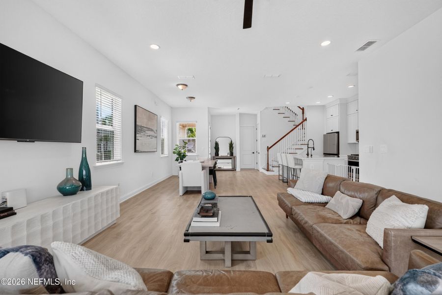 Furnished interior view inside a new home in , St. Johns (Image 16). Furnished interior view inside a new home in , St. Johns (Image 16).