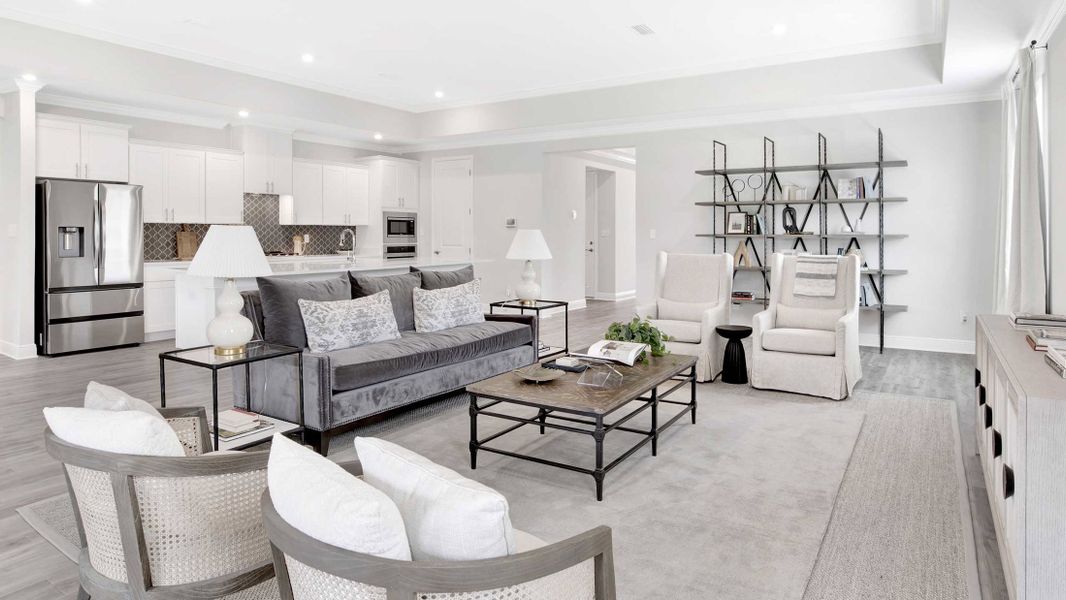 Representative furnished interior of a home built from the Venice by Maronda Homes in Seminole Bend, Pensacola (Image 17).