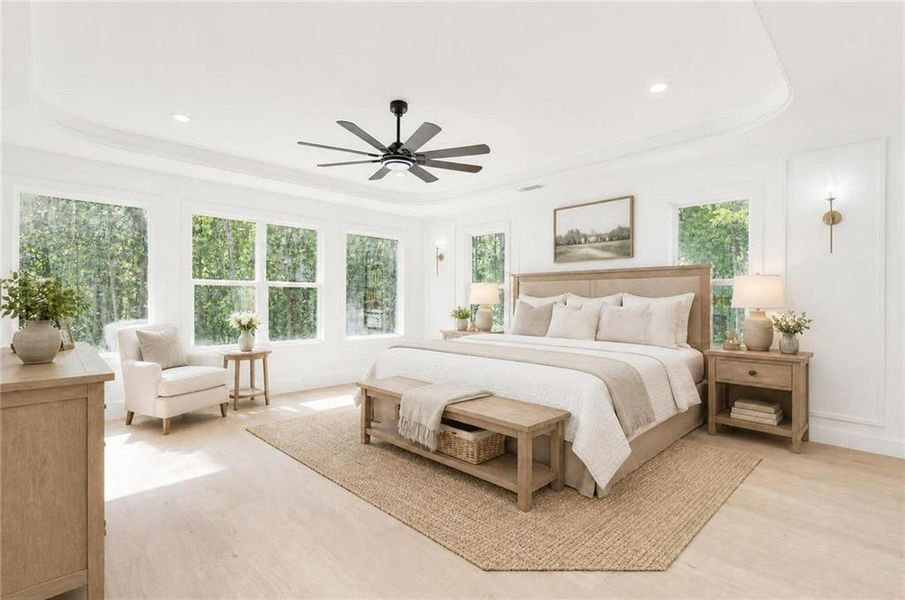 Furnished interior view inside a new home in , Gainesville (Image 47).
