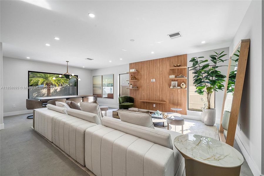 Furnished interior view inside a new home in , Pompano Beach (Image 18). Furnished interior view inside a new home in , Pompano Beach (Image 18).