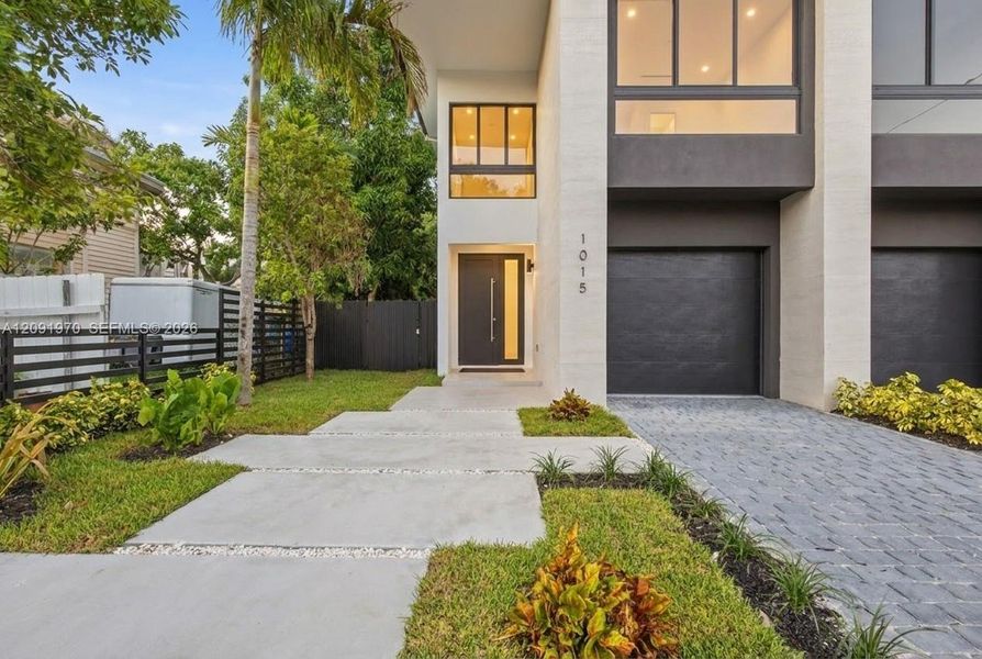 Exterior details and patio area of a home in , Miami (Image 3).
