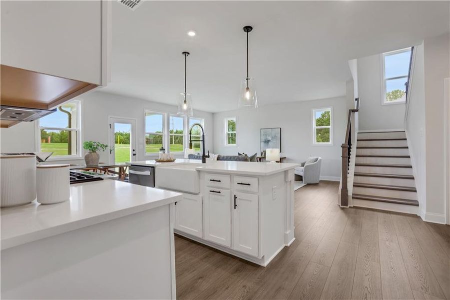Furnished interior view inside a new home in Easton Walk, Lawrenceville (Image 36).
