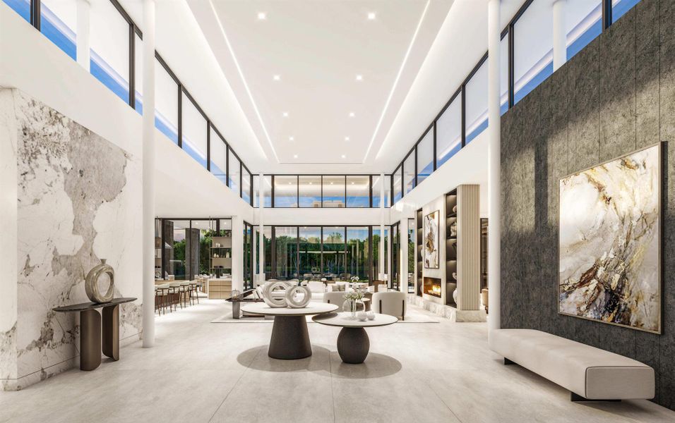 Furnished interior view inside a new home in , Palm Beach Gardens (Image 7). Furnished interior view inside a new home in , Palm Beach Gardens (Image 7).