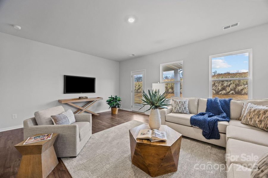 Furnished interior view inside a new home in McFarland Estates, York (Image 15).
