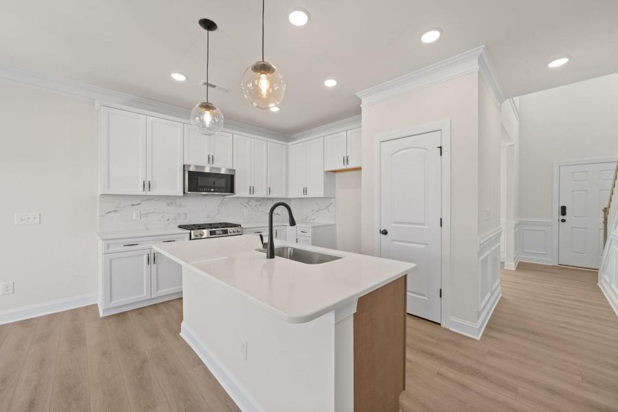 Furnished interior view inside a new home in Monterra, Kernersville (Image 8).