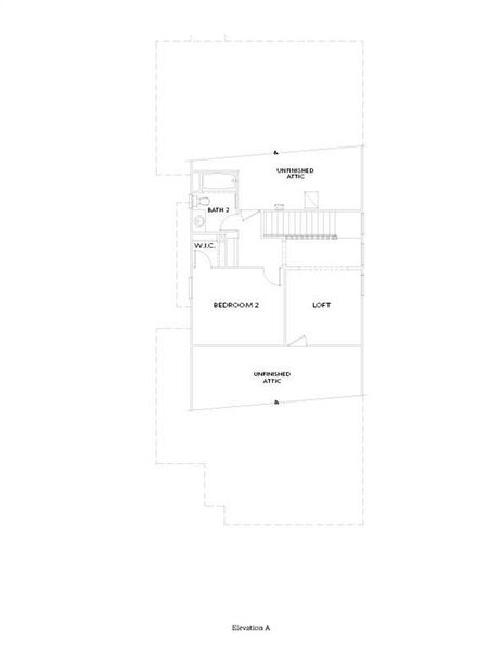 2D floor plan layout of this home in Aberdeen, Hoschton, GA (Image 4).