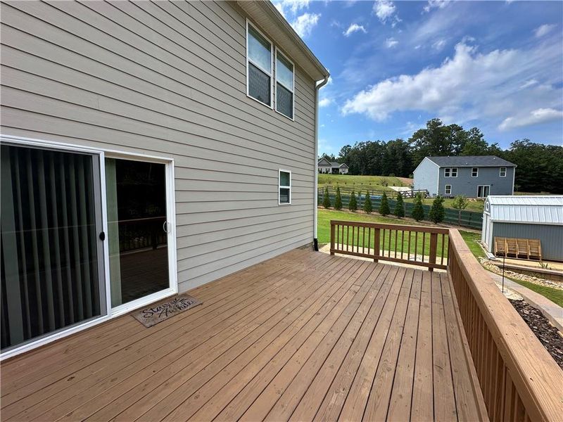 Exterior details and patio area of a home in , Cedartown (Image 20).