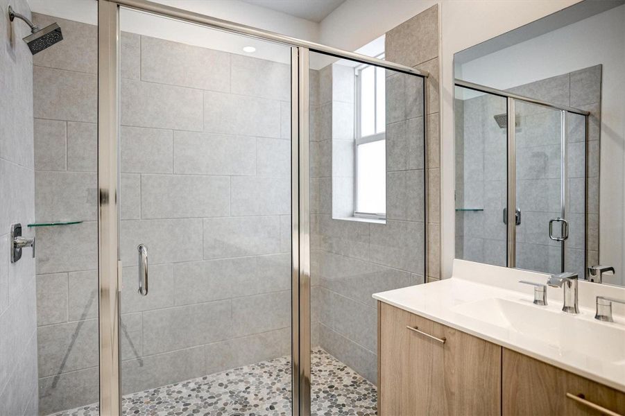 Primary Bathroom with double shower
