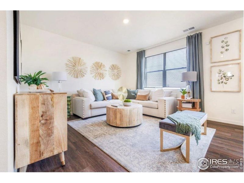 Furnished interior view inside a new home in Fossil Creek Ranch, Windsor (Image 5).