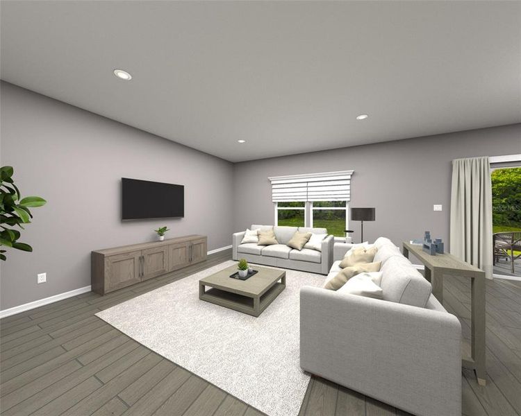 Furnished interior view inside a new home in Magnolia Bay - Reserve Series, Nokomis (Image 3).