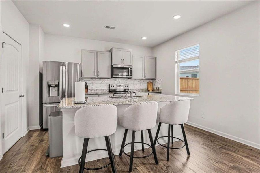 Furnished interior view inside a new home in , Fairburn (Image 15). Furnished interior view inside a new home in , Fairburn (Image 15).