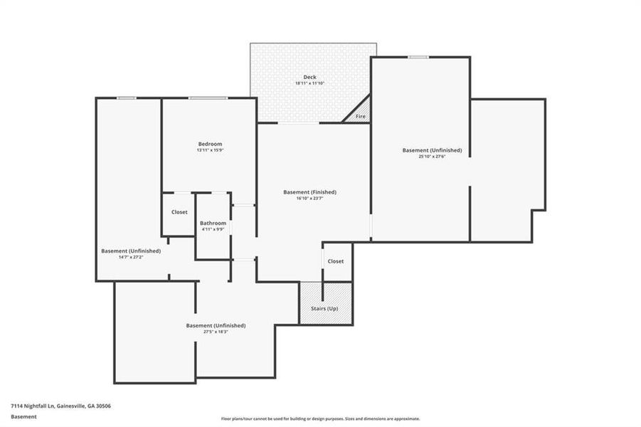 2D floor plan layout of this home in , Gainesville, GA (Image 7).