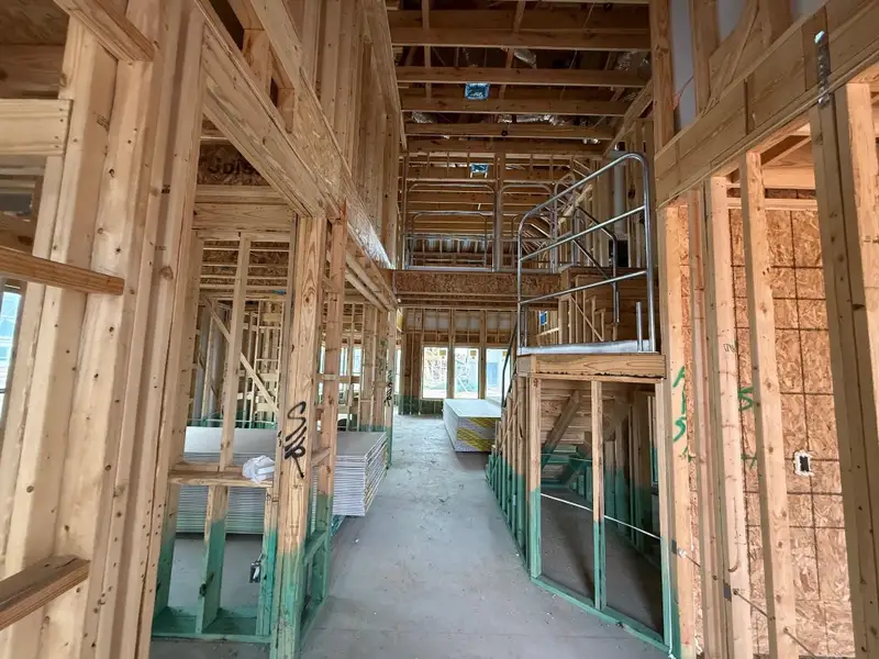 In-progress construction of a new home in Candela, Richmond, TX (Image 4).