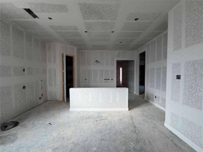 In-progress construction of a new home in Bergamo, Katy, TX (Image 7).
