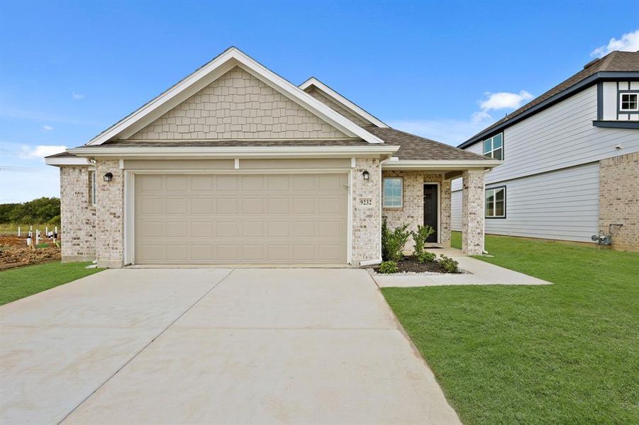 Front exterior of a home in the Rocky Creek Crossing community, located in Crowley, TX (Image 15). Front exterior of a home in the Rocky Creek Crossing community, located in Crowley, TX (Image 15).