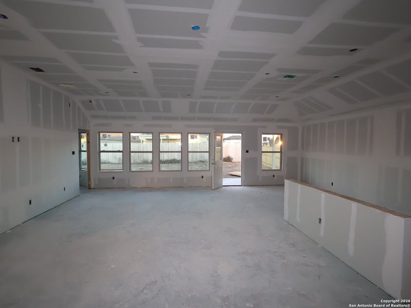 In-progress construction of a new home in Cinco Lakes, San Antonio, TX (Image 30).