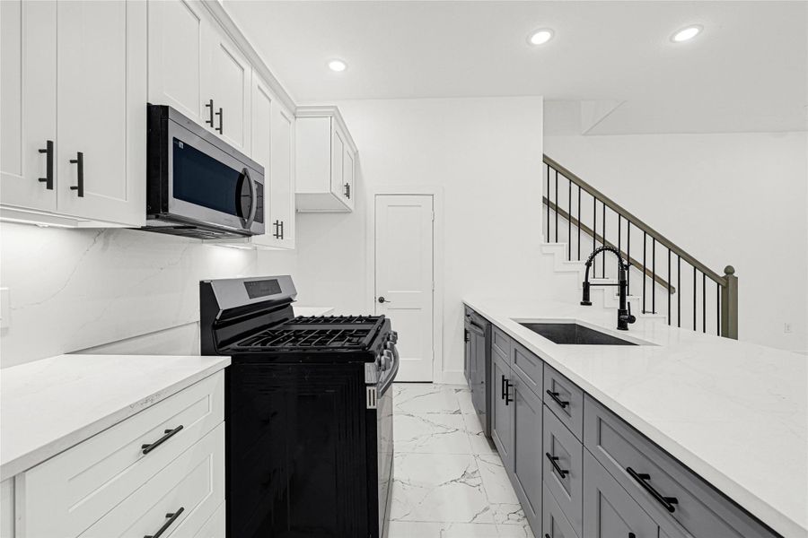 Furnished interior view inside a new home in , Houston (Image 9). Furnished interior view inside a new home in , Houston (Image 9).