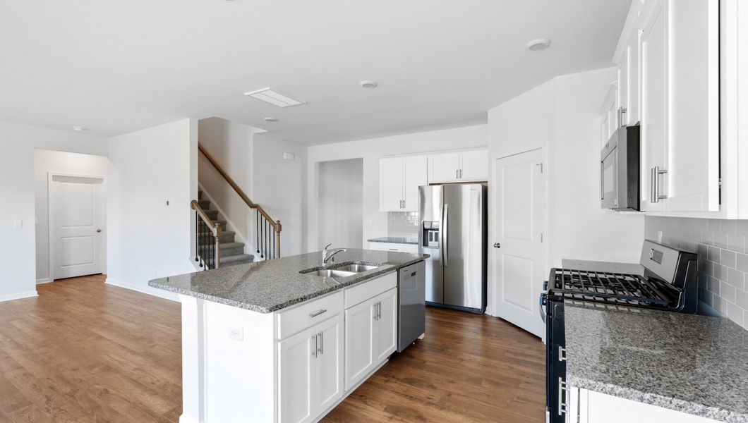 Furnished interior view inside a new home in Durbin Meadows Traditions, Fountain Inn (Image 7).