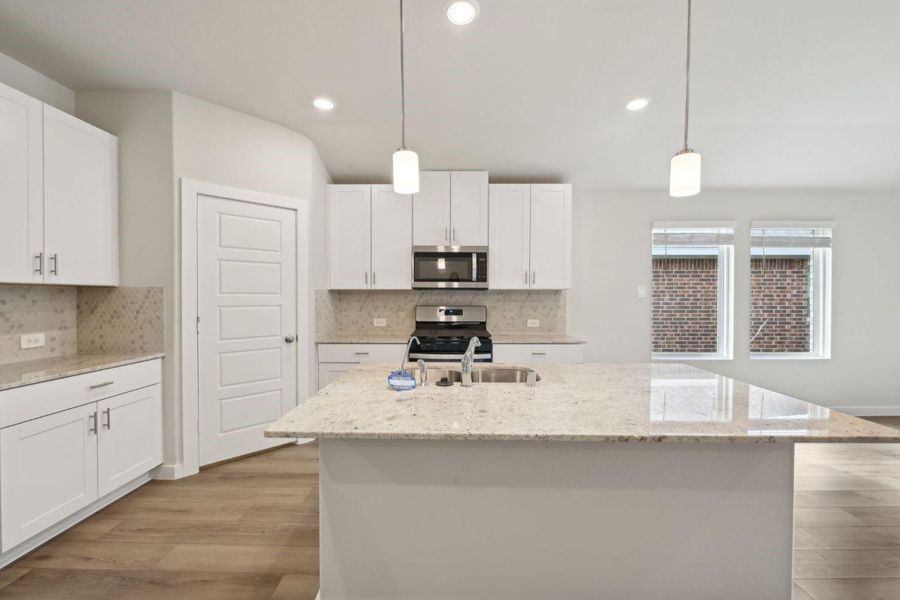 Furnished interior view inside a new home in , Conroe (Image 8).