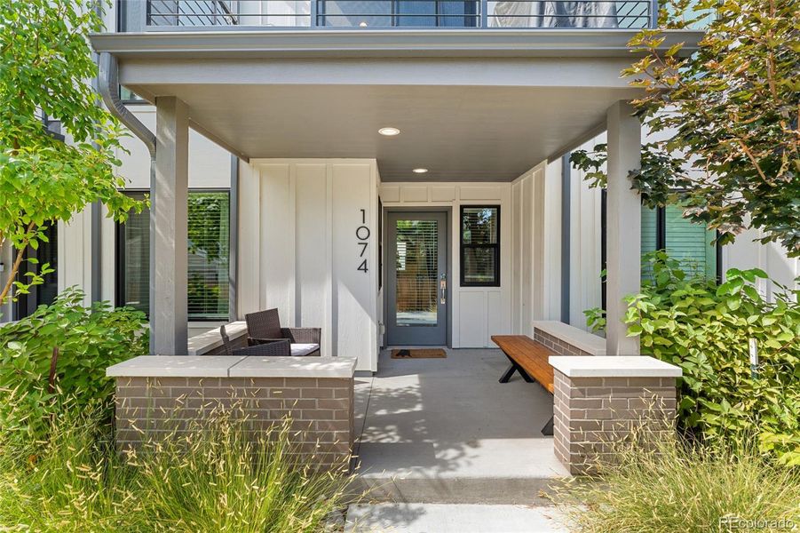 Exterior details and patio area of a home in , Lakewood (Image 1). Exterior details and patio area of a home in , Lakewood (Image 1).