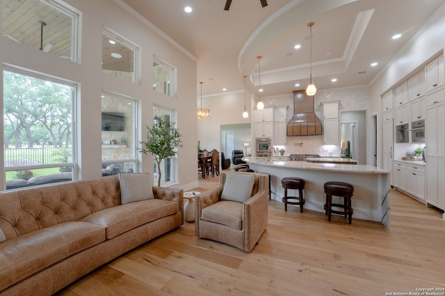 Furnished interior view inside a new home in , Spring Branch (Image 27).