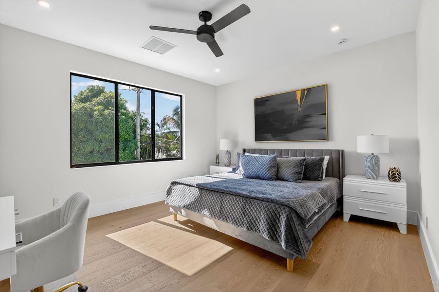 Furnished interior view inside a new home in , Boca Raton (Image 67).