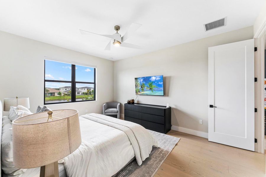 Furnished interior view inside a new home in , Palm Beach Gardens (Image 41).