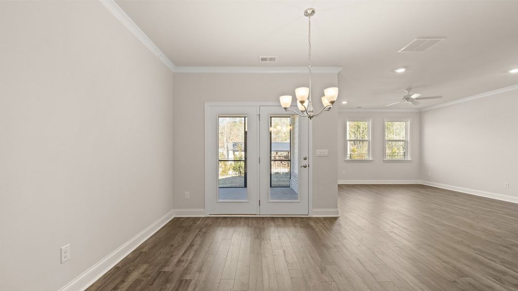 Spacious, unfurnished interior of a new home in Oak Ridge Meadows - Active Adult, Locust Grove (Image 16).