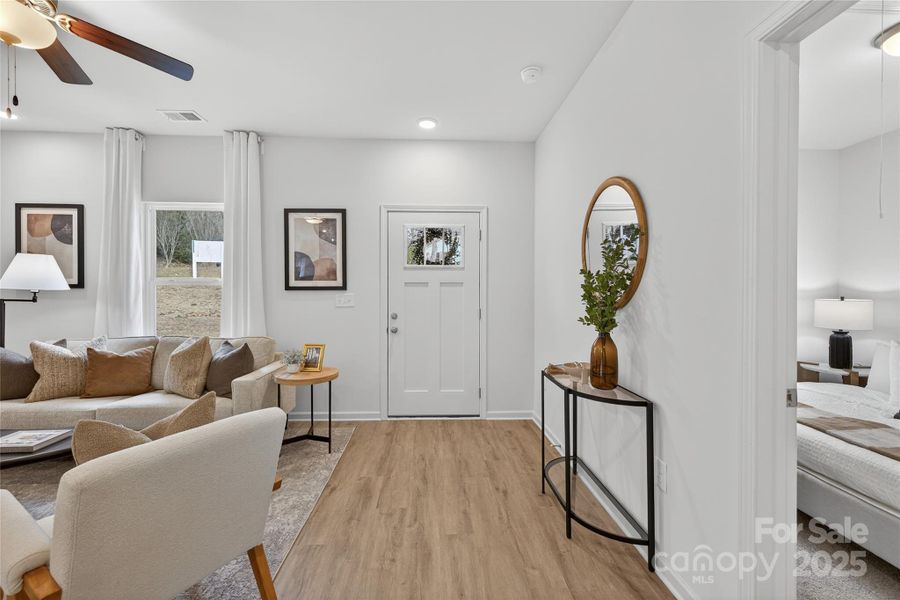 Furnished interior view inside a new home in , Statesville (Image 16).