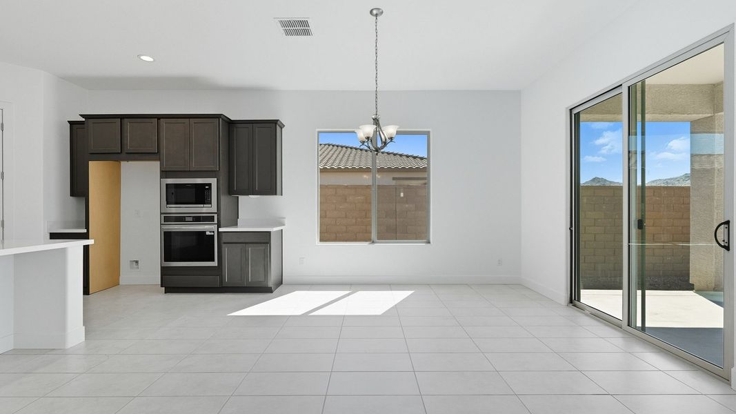 Furnished interior view inside a new home in Hacienda at Estrella, Goodyear (Image 17).