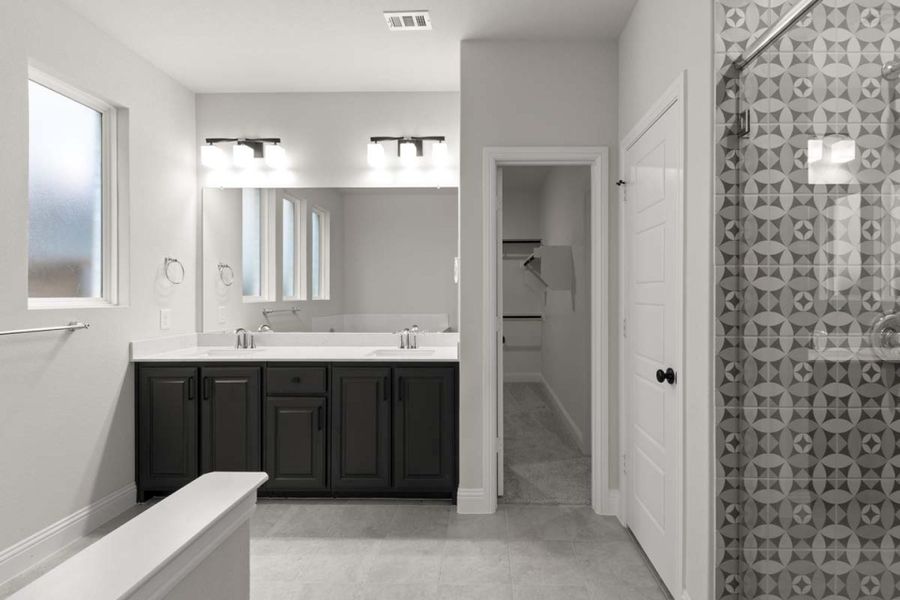 Furnished interior view inside a new home in Sutton Fields, Celina (Image 7).