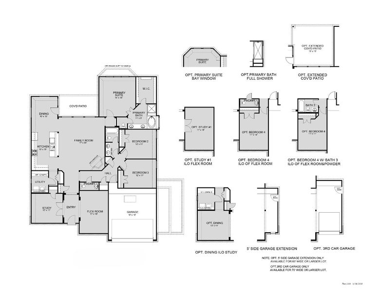 2D floor plan layout for the The Casey - Walden on Lake Conroe by Legend Homes in Lake Conroe Area Homes, Montgomery, TX (Image 3).
