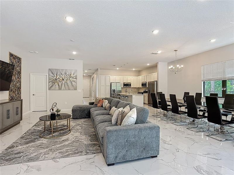 Furnished interior view inside a new home in , Davenport (Image 40).