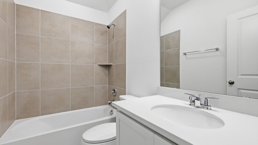 Furnished interior view inside a new home in Westridge Journey, Princeton (Image 40).