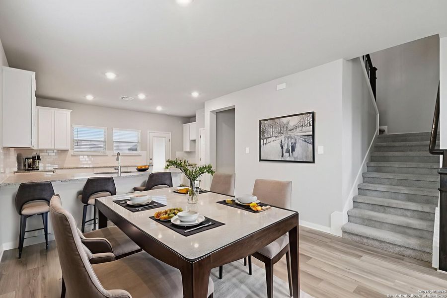 Furnished interior view inside a new home in Remington Ranch, San Antonio (Image 15).
