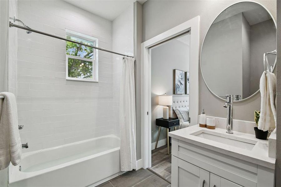 Furnished interior view inside a new home in , Tampa (Image 5). Furnished interior view inside a new home in , Tampa (Image 5).