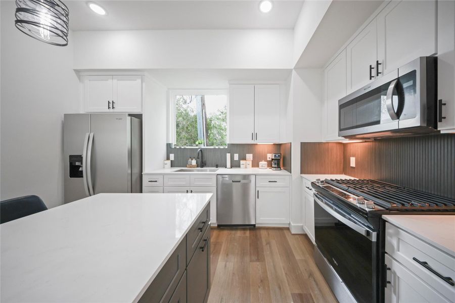 Furnished interior view inside a new home in , Houston (Image 9).