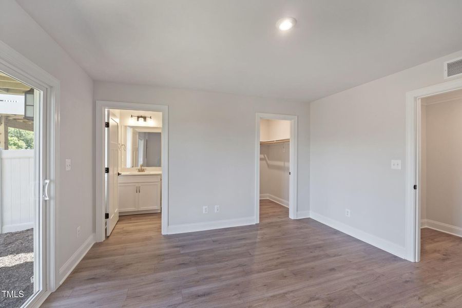 ground bed with closet & bath