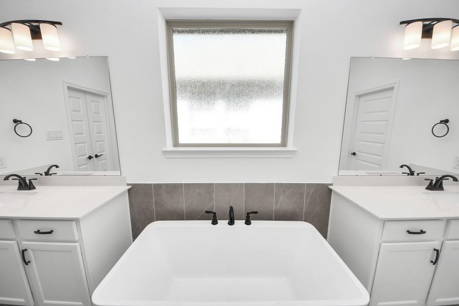 Furnished interior view inside a new home in 50' Traditional Homes at Elyson, Katy (Image 17). Furnished interior view inside a new home in 50' Traditional Homes at Elyson, Katy (Image 17).