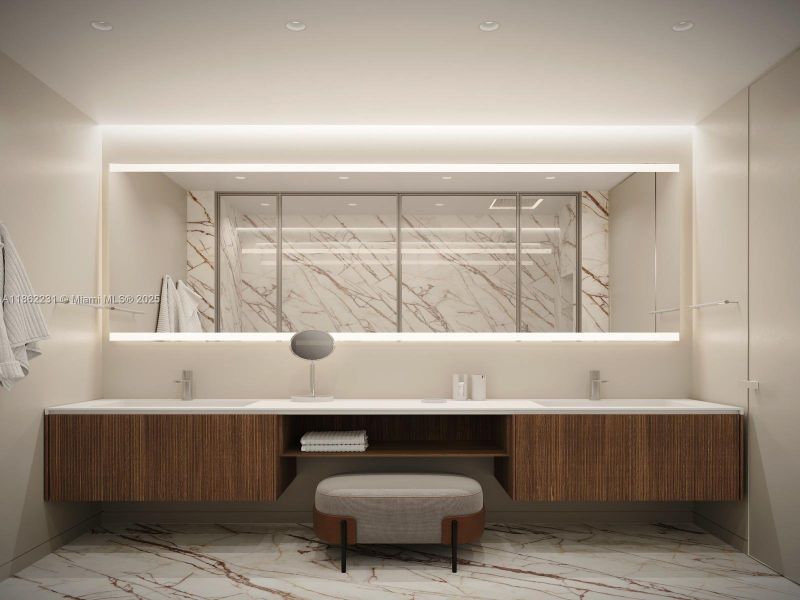 Furnished interior view inside a new home in , Bay Harbor Islands (Image 10). Furnished interior view inside a new home in , Bay Harbor Islands (Image 10).