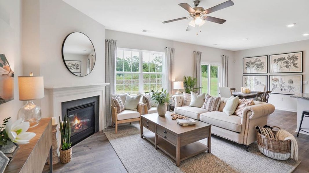 Representative furnished interior of a home built from the HAYDEN by D.R. Horton in Steeplegate Village, Trinity (Image 4). Representative furnished interior of a home built from the HAYDEN by D.R. Horton in Steeplegate Village, Trinity (Image 4).