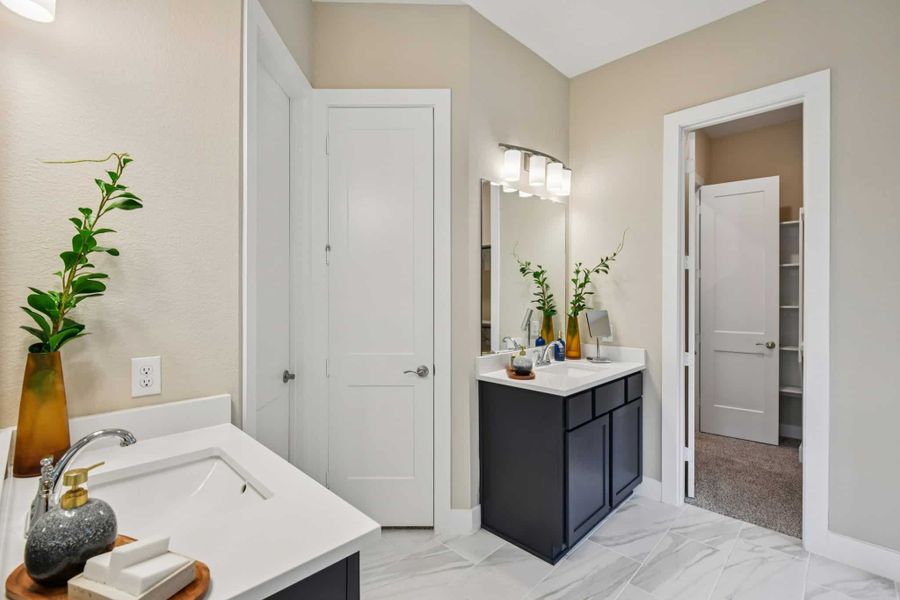 Furnished interior view inside a new home in Wood Leaf Reserve, Tomball (Image 36).