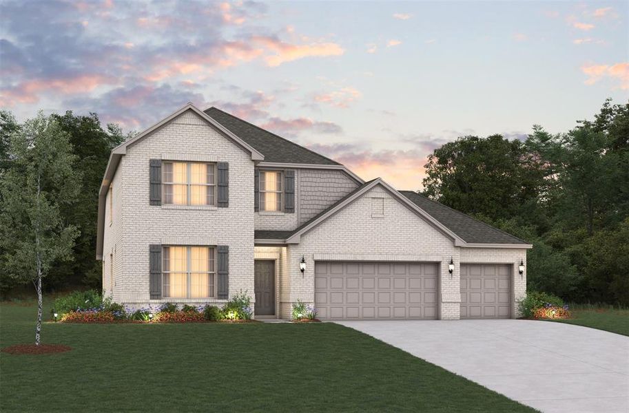 Beazer Homes  Brookville Avalon plan