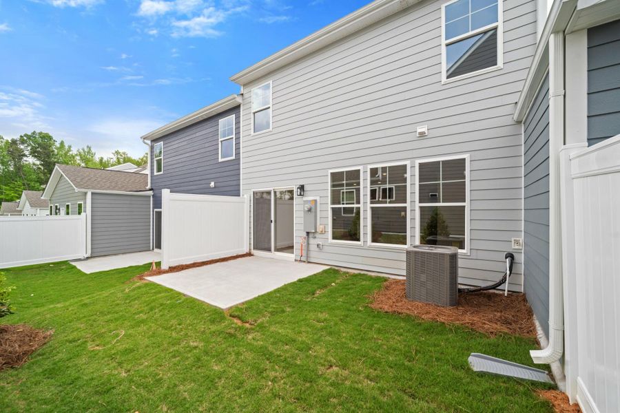 Front exterior of a new home in Harbor Crossing, Greensboro, NC, highlighting curb appeal (Image 20).