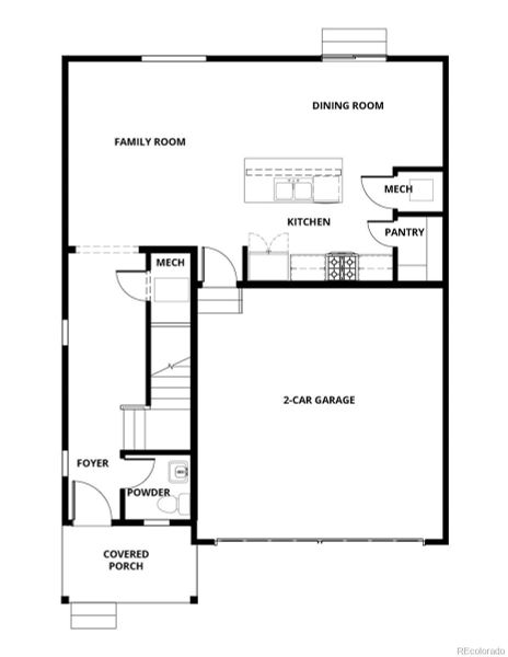 2D floor plan layout of this home in , Frederick, CO (Image 3).
