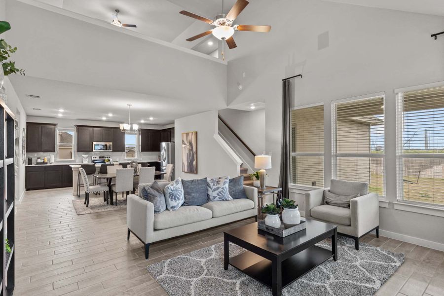 Representative furnished interior of a home built from the The Collin A by Davidson Homes LLC in Hannah Heights, Seguin (Image 9).