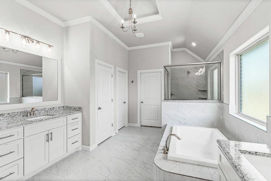 Furnished interior view inside a new home in , Godley (Image 3).